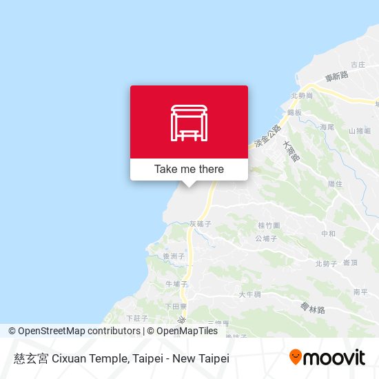 慈玄宮 Cixuan Temple地圖