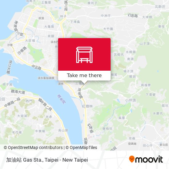 加油站 Gas Sta. map