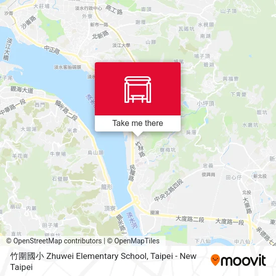 竹圍國小 Zhuwei Elementary School地圖