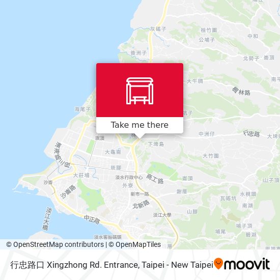 行忠路口 Xingzhong Rd. Entrance map