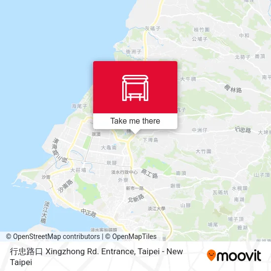 行忠路口 Xingzhong Rd. Entrance map