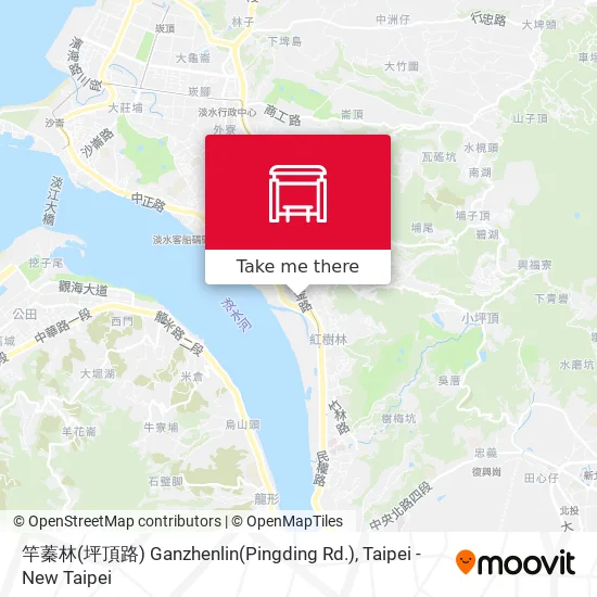 竿蓁林(坪頂路) Ganzhenlin(Pingding Rd.)地圖