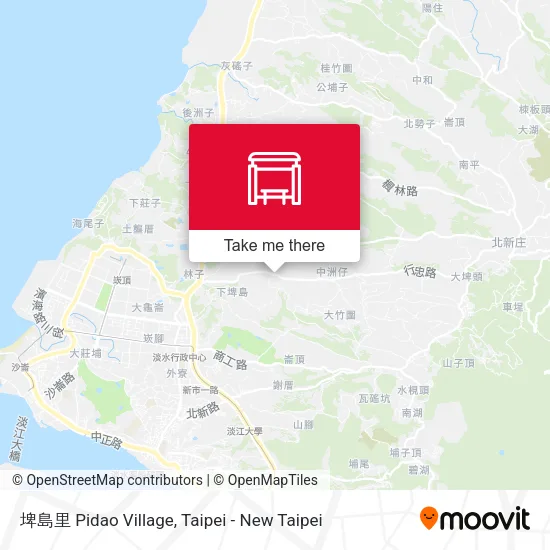 埤島里 Pidao Village map