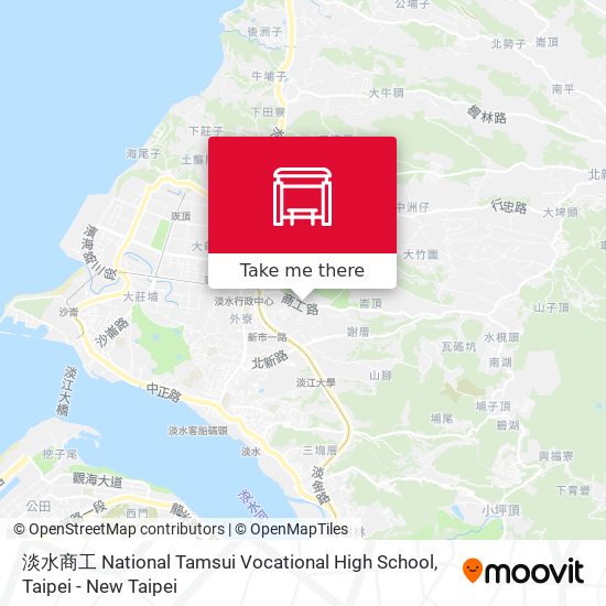 淡水商工 National Tamsui Vocational High School map