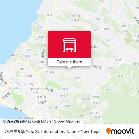 埤島里9鄰 Yide St. Intersection map