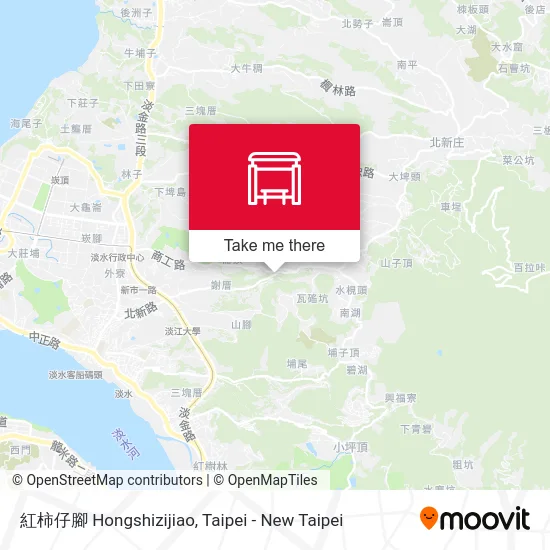 紅柿仔腳 Hongshizijiao map