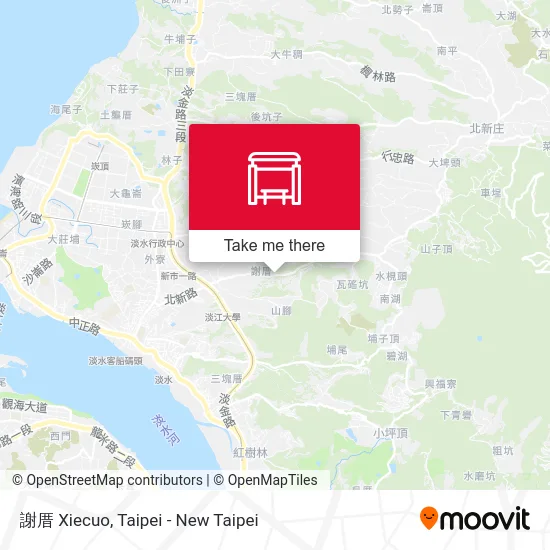 謝厝 Xiecuo map