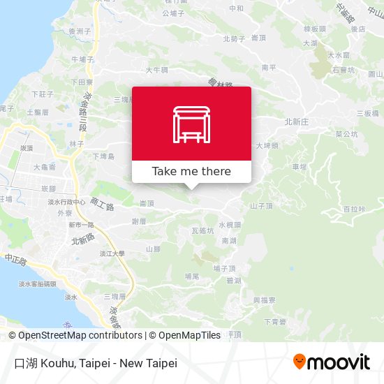 口湖 Kouhu map