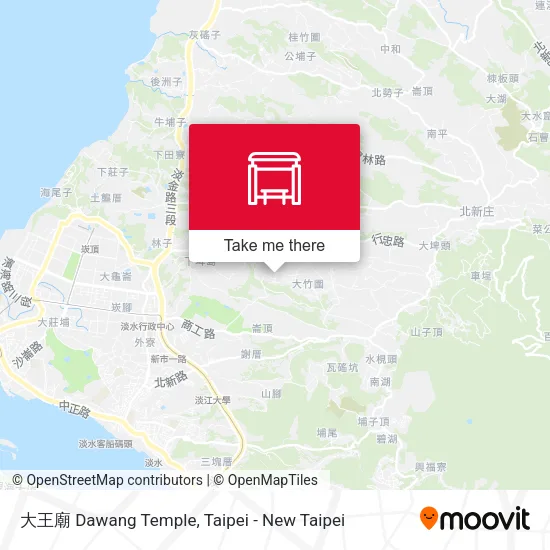 大王廟 Dawang Temple map
