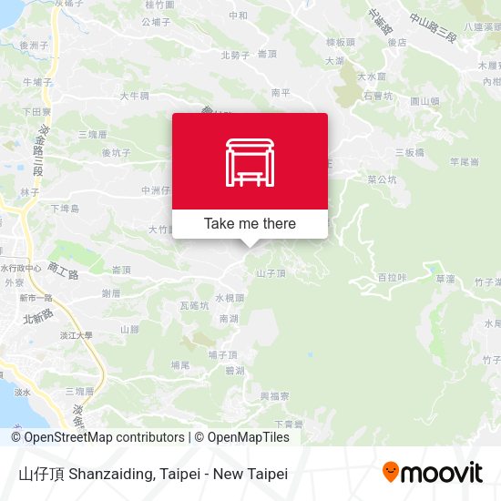 山仔頂 Shanzaiding map