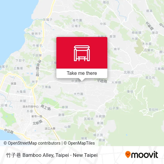 竹子巷 Bamboo Alley map