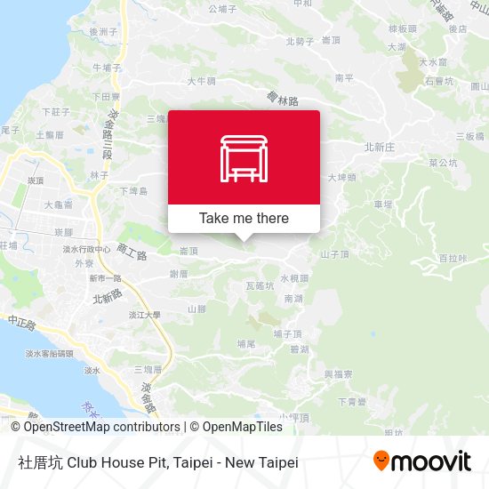社厝坑 Club House Pit map