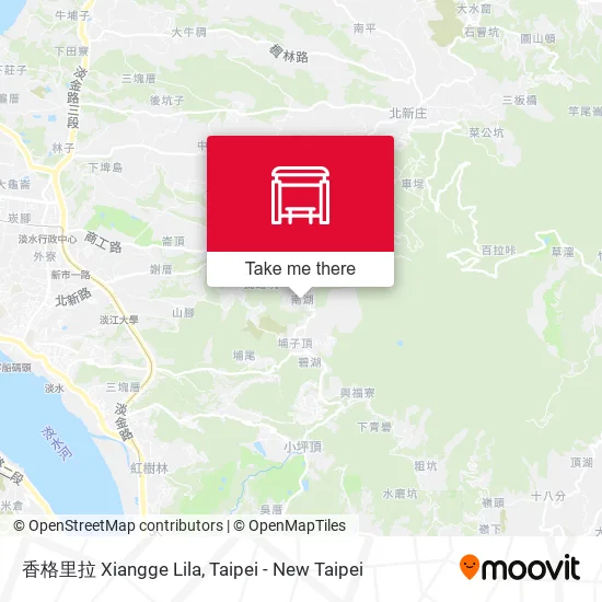 香格里拉 Xiangge Lila map