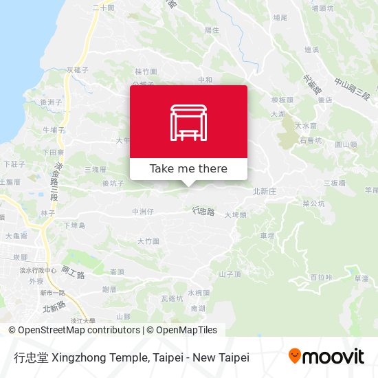 行忠堂 Xingzhong Temple地圖