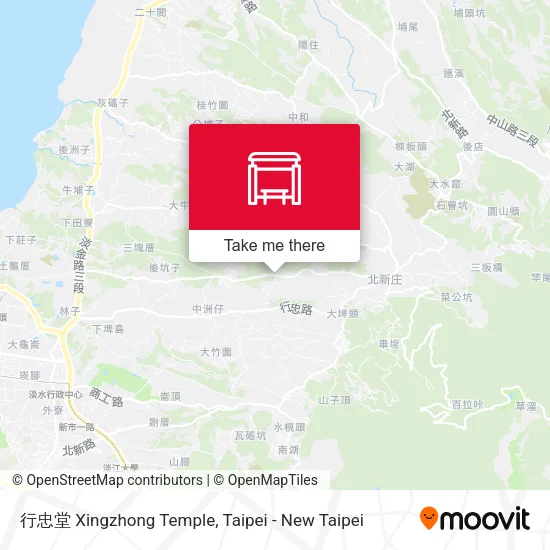 行忠堂 Xingzhong Temple地圖