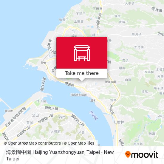 海景園中園 Haijing Yuanzhongyuan map