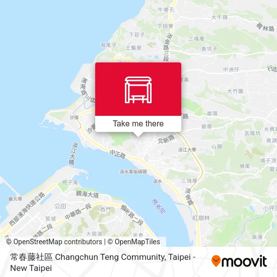 常春藤社區 Changchun Teng Community map