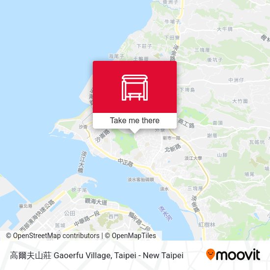 高爾夫山莊 Gaoerfu Village map
