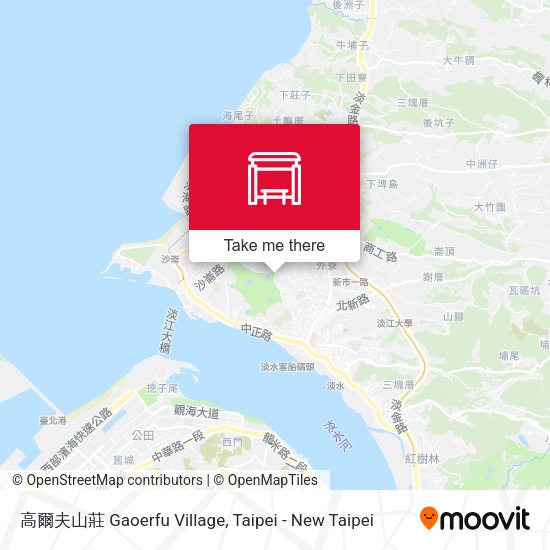 高爾夫山莊 Gaoerfu Village map