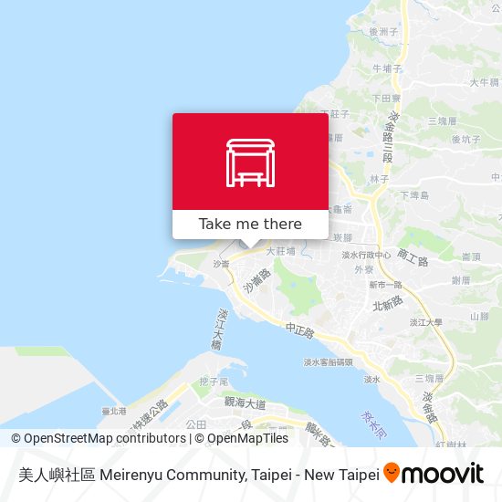 美人嶼社區 Meirenyu Community map