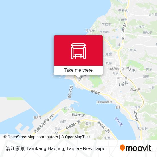 淡江豪景 Tamkang Haojing map