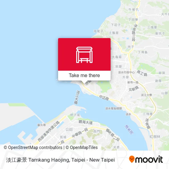 淡江豪景 Tamkang Haojing map
