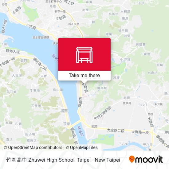 竹圍高中 Zhuwei High School map