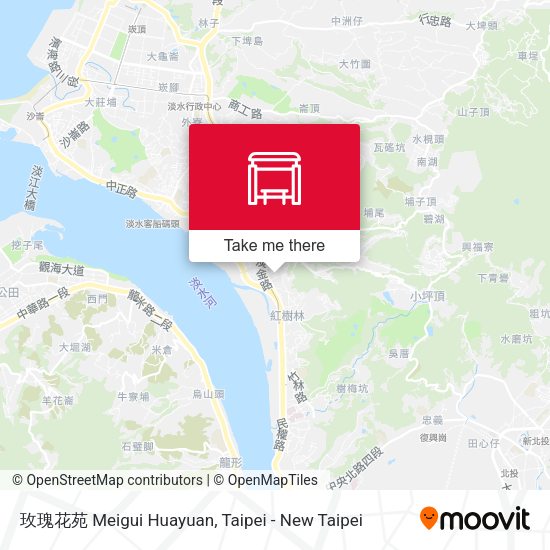 玫瑰花苑 Meigui Huayuan map