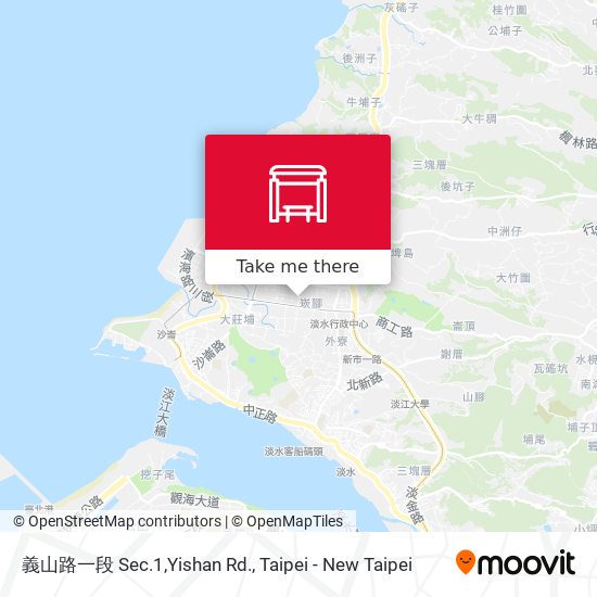 義山路一段 Sec.1,Yishan Rd. map