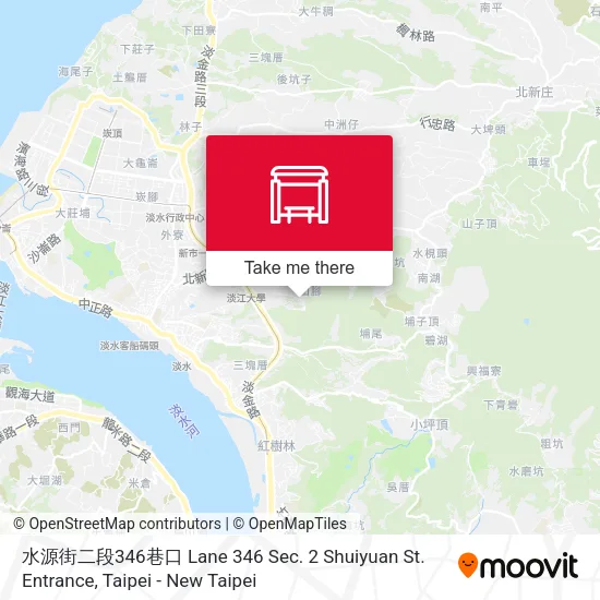 水源街二段346巷口 Lane 346 Sec. 2 Shuiyuan St. Entrance map