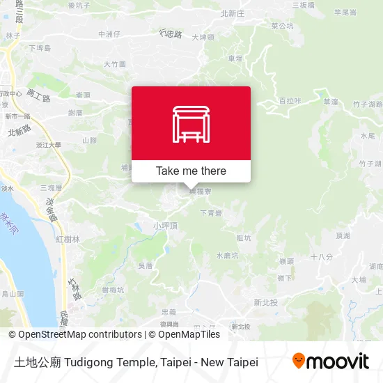 土地公廟 Tudigong Temple map