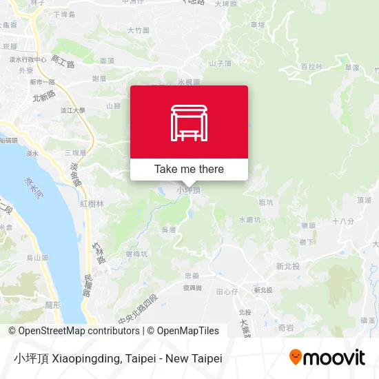 小坪頂 Xiaopingding地圖
