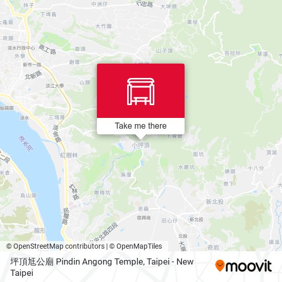 坪頂尪公廟 Pindin Angong Temple map