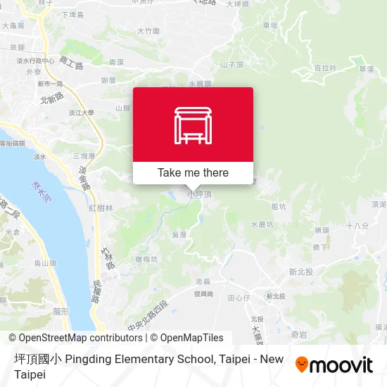 坪頂國小 Pingding Elementary School map