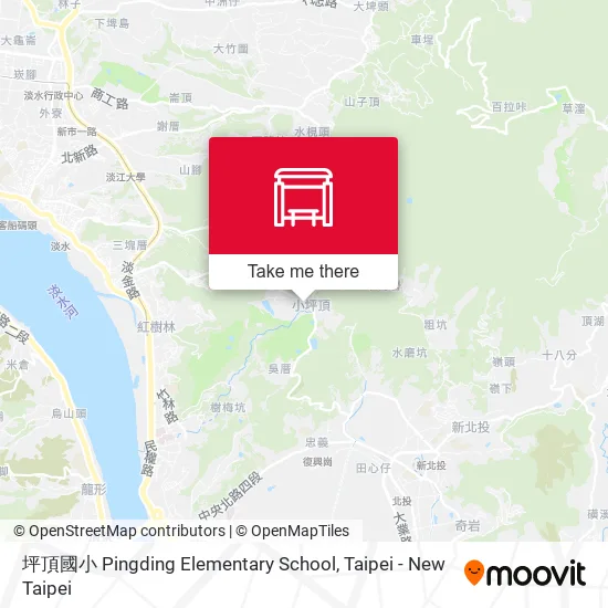 坪頂國小 Pingding Elementary School map