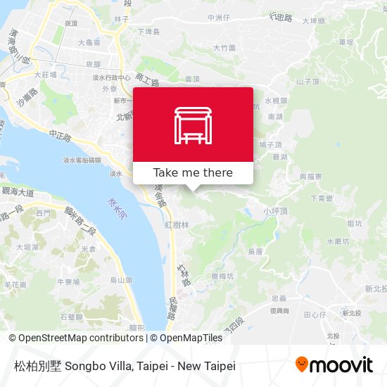 松柏別墅 Songbo Villa map