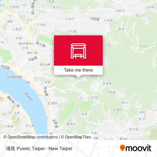 埔尾 Puwei map