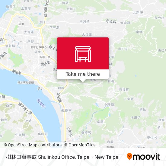 樹林口辦事處 Shulinkou Office map