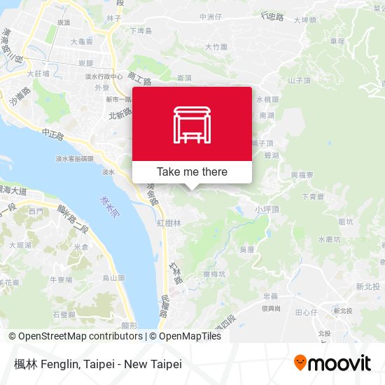 楓林 Fenglin map