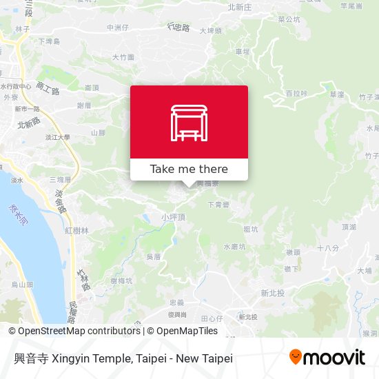 興音寺 Xingyin Temple map