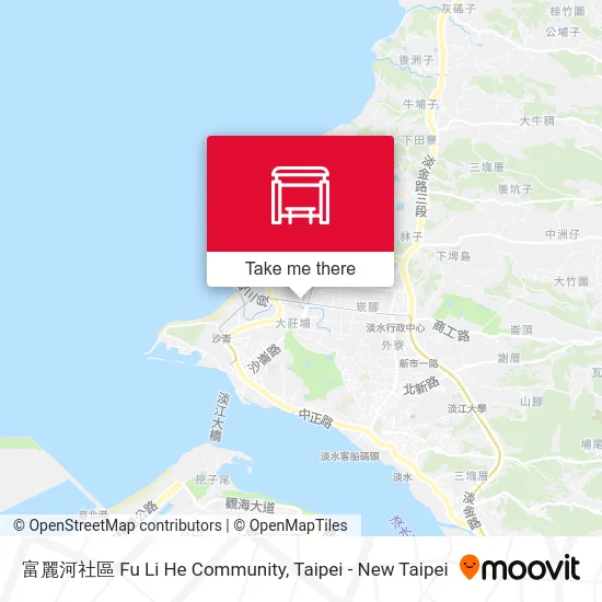 富麗河社區 Fu Li He Community map