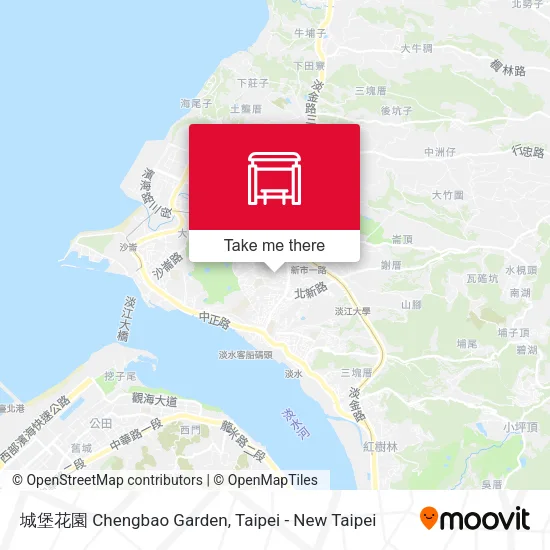 城堡花園 Chengbao Garden map