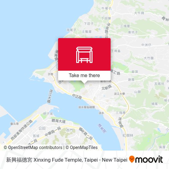 新興福德宮 Xinxing Fude Temple map