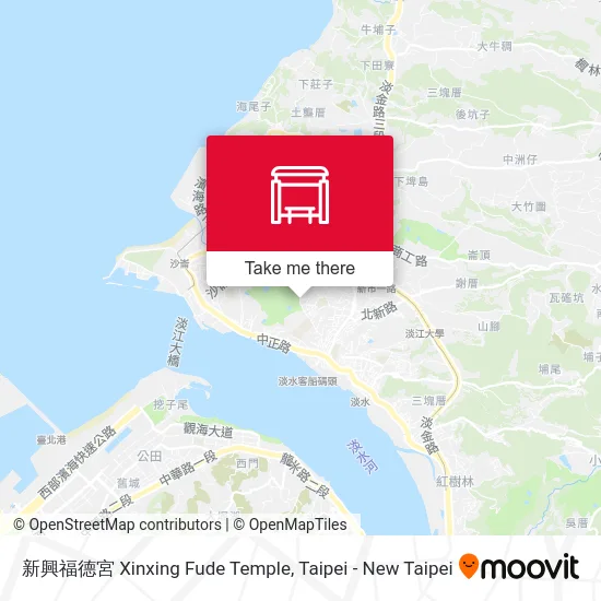 新興福德宮 Xinxing Fude Temple map