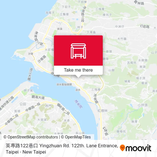 英專路122巷口 Yingzhuan Rd. 122th. Lane Entrance map