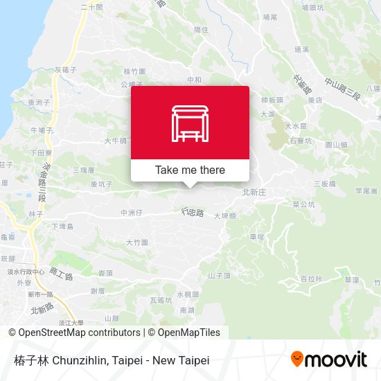 椿子林 Chunzihlin map
