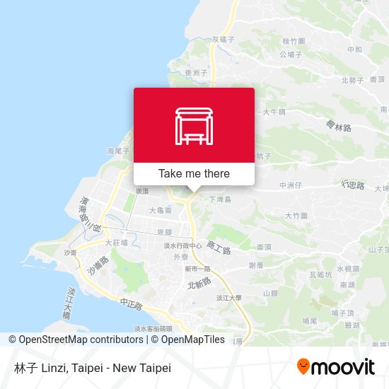 林子 Linzi map