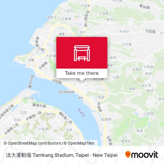 淡大運動場 Tamkang Stadium地圖