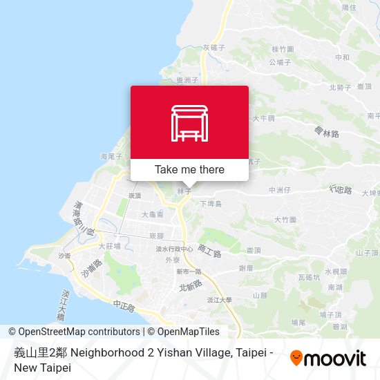 義山里2鄰 Neighborhood 2 Yishan Village地圖
