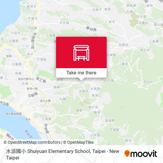 水源國小 Shuiyuan Elementary School map